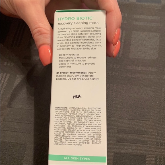 Dr Brandt Hydro Biotic Sleep Recovery Mask. NIB - Picture 3 of 3